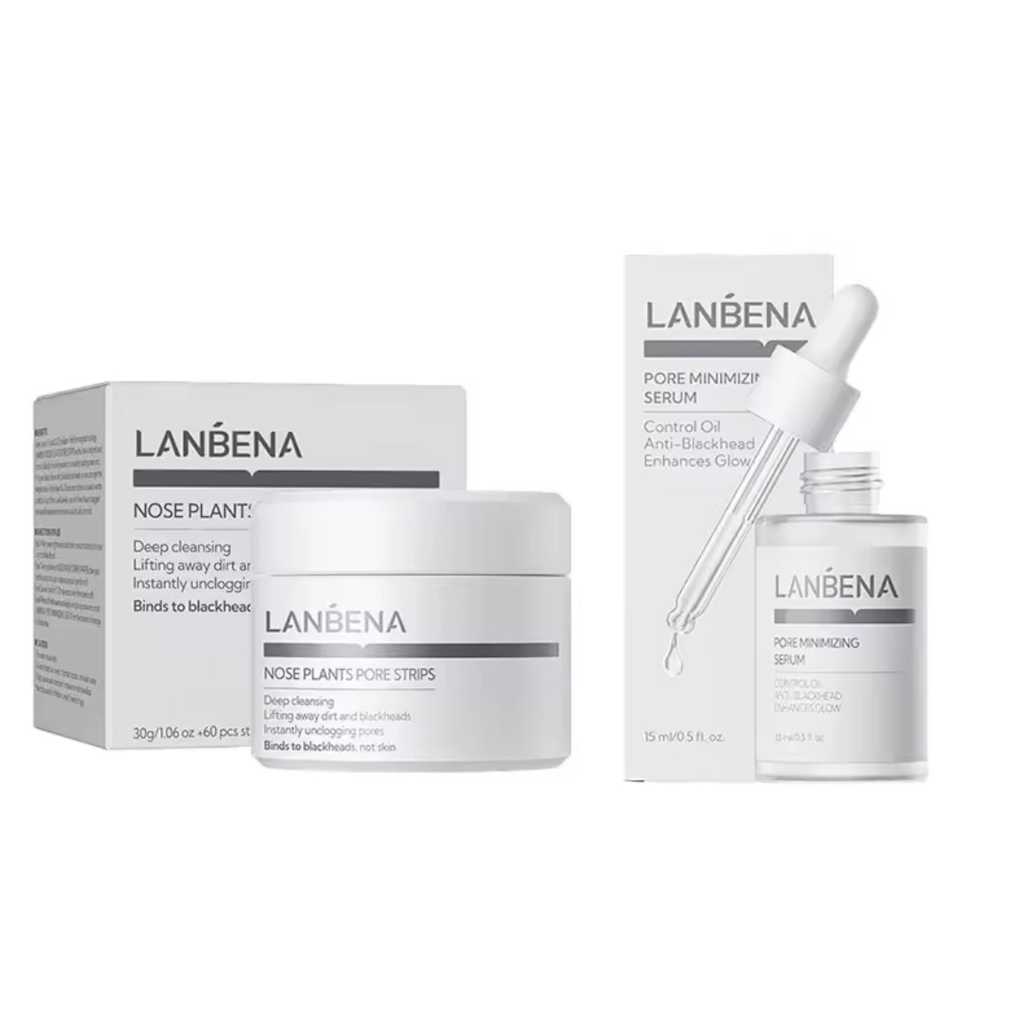 LANBENA masque anti point noir