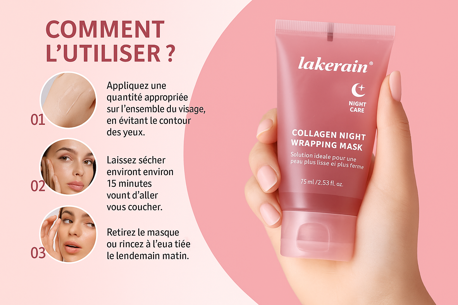 Collagen night lift Mask